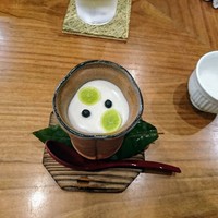 佳肴岡もと - 汲み上げ湯葉に小芋のすり流し