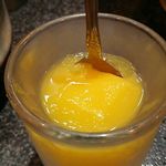 烈志笑魚油 麺香房 三く - ﾏﾝｺﾞﾌﾟﾘﾝ 2017年10月