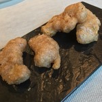 カーサ・デル・チーボ - 全粒粉の衣を纏ったフレッシュポルチーニのフリット