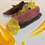 カーサ・デル・チーボ - 青森県産 鴨胸肉のアッロースト グリーンペッパーのペヴェラーダソース