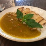 dandelion - Vegan pumpkin curry with mushroom