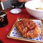 手打ちうどん 自遊席 - コロッケ