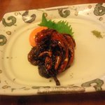 うなぎ亭 友栄 - 【食べログ5000円コース】青うなぎの割き立て肝焼き