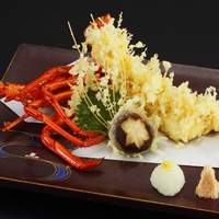 伊勢海老の一本揚げ天麩羅