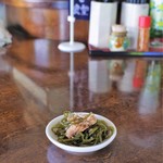 よしもと食堂 - サービスの昆布炒め