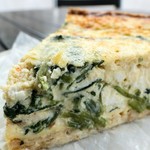 まちのパーラー - ほうれん草とリコッタチーズのキッシュ