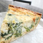 まちのパーラー - ほうれん草とリコッタチーズのキッシュ