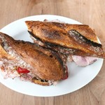 まちのパーラー - ローストポークのサンドイッチ