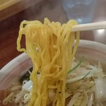 麺屋 おざわ - 森住製麺の中太縮れ麺