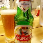 本格インドカレーの館 スパイス - インドのビール　キングフィッシャー