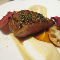 QUAND L'APPETIT VA TOUT VA！ The kitchen＆Wine - 鴨胸肉のロースト 根セロリのピューレ オレンジのアクセント 