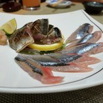 鮨処　音羽 - 秋刀魚の造り