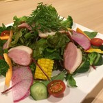 Umineko Ya Tenjin Ten - 新鮮な糸島野菜を使ったこだわりのサラダ