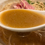 丿貫 福富町本店 - オマール海老そば、うずら味玉