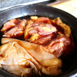 ろばたやき山ろく - 地鶏たれ焼き1188円