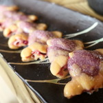 ろばたやき山ろく - ハツ焼き702円