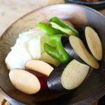 ろばたやき山ろく - 野菜焼き540円