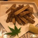 お魚 たねすけ - 食感楽しいゴボウの唐揚げ