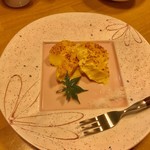 お魚 たねすけ - デザートは新食感のアイス柚子プリン、あら塩添え