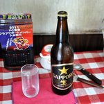 中華料理 七面鳥 - ここで栓を抜きます（シュポッ！）