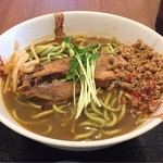 らーめん仙代 - 旨辛3倍燻製煮干し醤油 大盛 