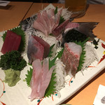 Uoya Aramasa - 地魚のお刺身 姿造り５点盛り合せ