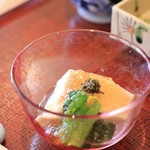 お料理 とみやま - ゴマ豆腐　優しいおあじ