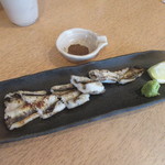 蕎麦しおさい - 「活〆穴子の白焼き」