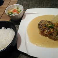 旬菜ステーキ処 らいむらいと - らいむらいと風ハンバーグ200g