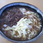 道の駅 富士吉田 軽食コーナー  - 肉うどん　４００円