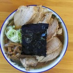 ケンちゃんラーメン - 小肉増し、バードビュー