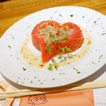 ら・ふぅる - 料理写真:2017年9月　トマトサラダ【800円くらい？】女子大喜びですな(^-^)