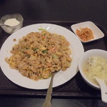 中国料理 王記 - ランチの五目レタスチャーハン600円