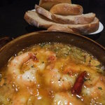 バル デ プエルト - えびのアヒージョ