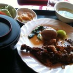 孔子餐店 - 友人の頼んだ鶏排骨定食