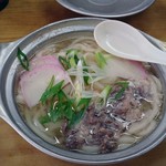 かどや食堂 - 鍋焼きうどん410円