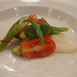 リストランテ ハナタニ - オルトラーナ(野菜の前菜)