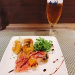 創作イタリアン Gemelli - イチジクの甘さと生ハムの塩っぱさが絶妙