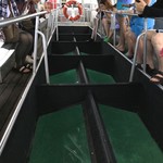 The canopy grill - グラスボート内部