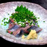 魚谷 - 新さんま刺￥650　2017.9.26