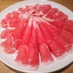 中国火鍋専門店 小肥羊 - 小肥羊コース　ラム肉