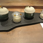 日本料理 潤花 - ２０１７年１０月７日先付け１