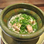 日本料理 潤花 - ２０１７年１０月７日　鮭とキノコの土鍋炊きご飯