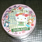 神戸風月堂 - ハローキティWDミニゴーフル（ストライプ）の缶