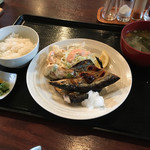 夢家 - 焼魚定食…おばんざいは既に無い^^;