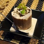 ワインバル エノテカ・キンタ - おでん 大根ポルチーニ黒トリュフソース