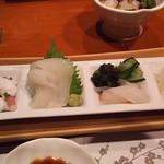 丸福 - 1709_Marufuku-丸福-_イカ造り盛合せ＠90,000Rp？失念