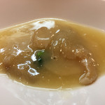 中国菜 火ノ鳥 - 目白ザメのフカヒレ  アヒルの白担ソース