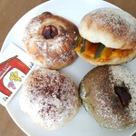カミバン - 【2017.10】かぼちゃのデザートぱん・抹茶と栗のぱん・いよちょこぱん・ミルクマロン