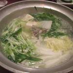 一冨久 - 野菜入れるよ。